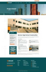 Grount - Construction Website Design Package - Image 4