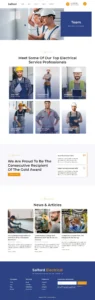 Salford - Electrical & Electrician Service Company Website Design Package - Image 7