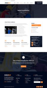 Astrobot – Industrial Robot & Machine Industry Website Design Package - Image 7